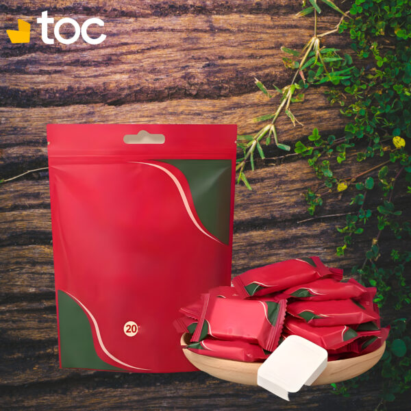 Lot de 2 Packs de serviette compressée jetable (40 pcs)