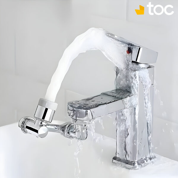 Rallonge pivotant universel du robinet