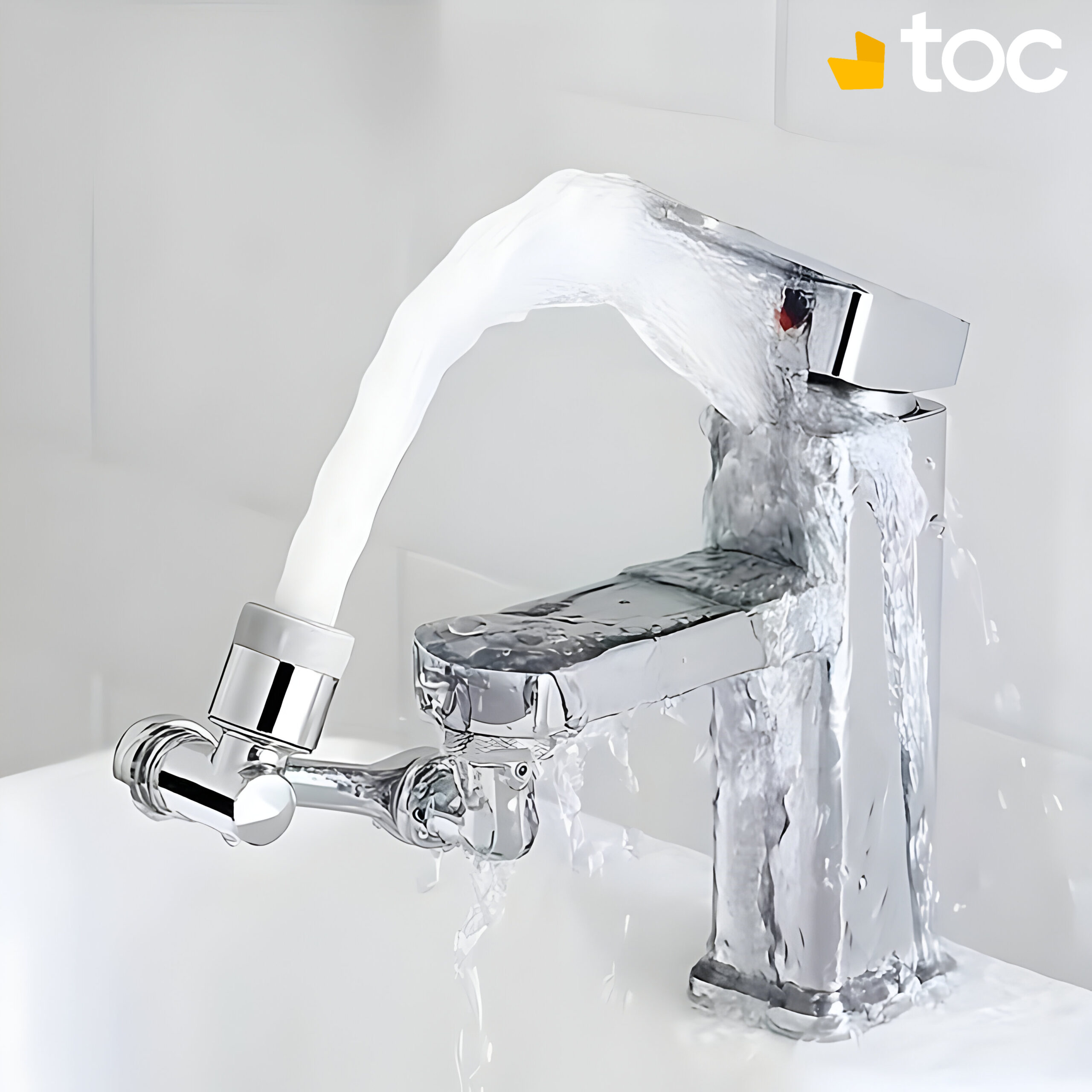 Rallonge pivotant universel du robinet