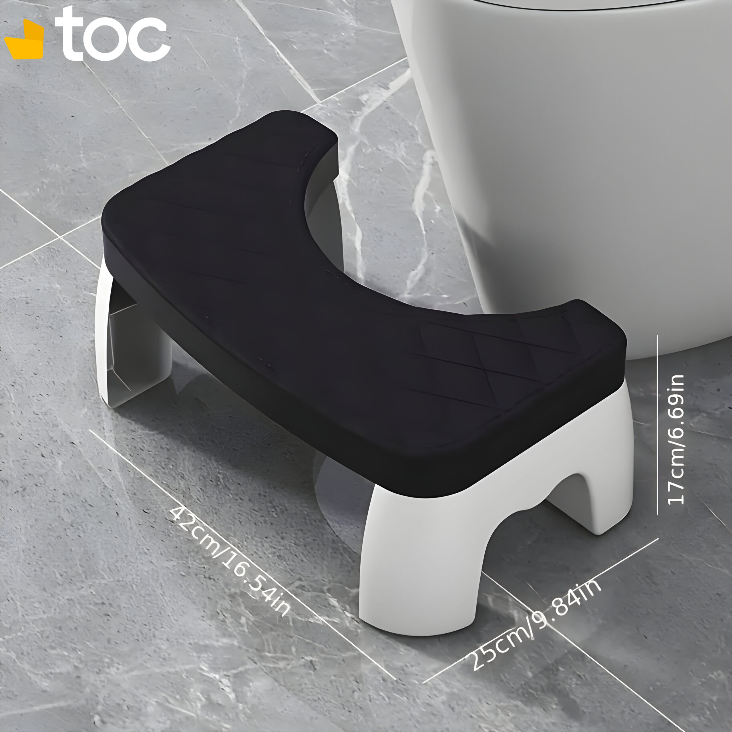 Tabouret de toilette physiologique