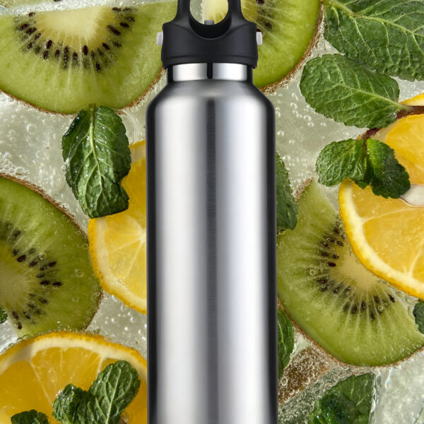 Gourde isotherme sous-vide (froid/chaud)