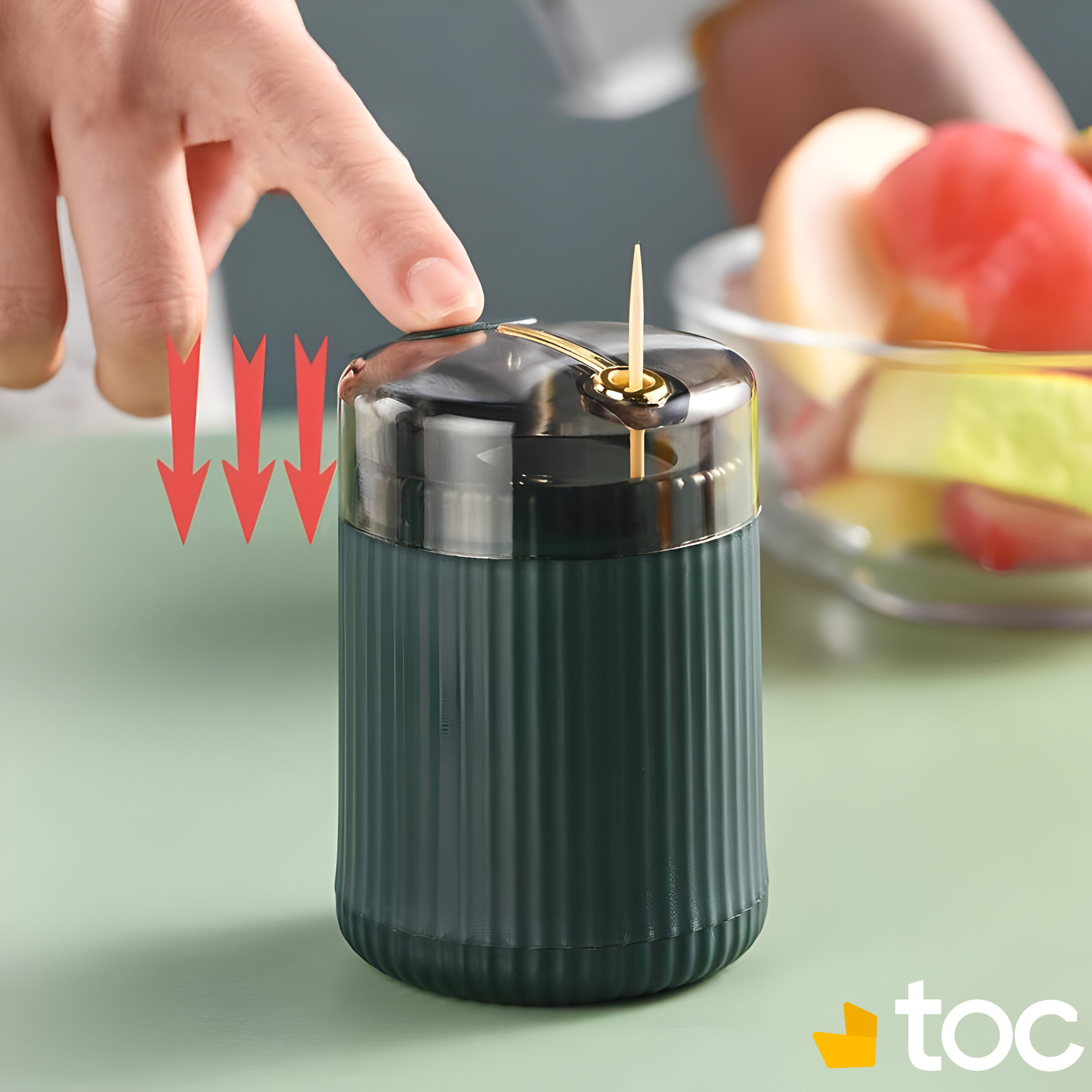 Lot de 2 distributeurs automatiques de cure-dents