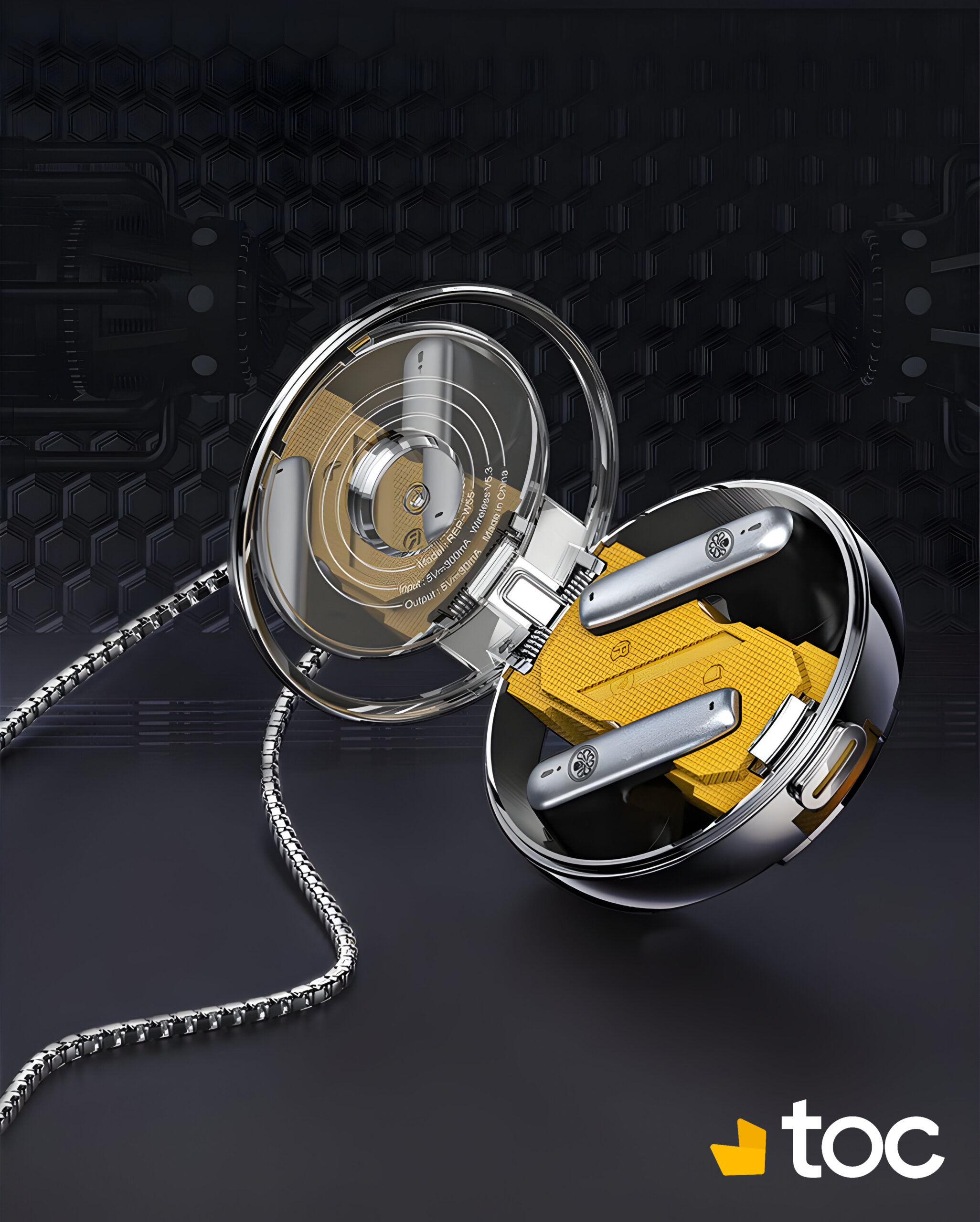 Écouteurs sans fil métallique (Avengers)