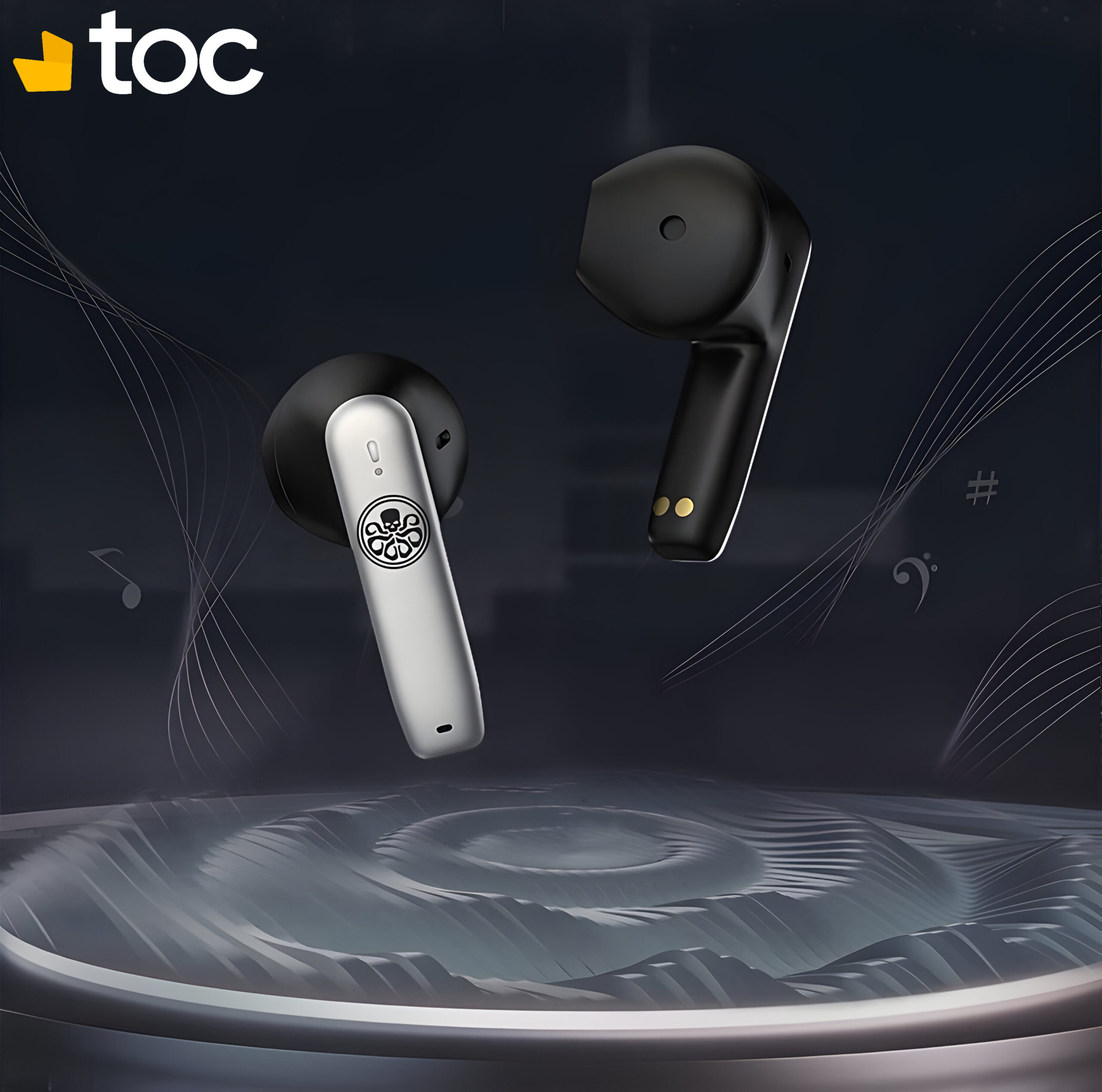 Écouteurs sans fil métallique (Avengers)