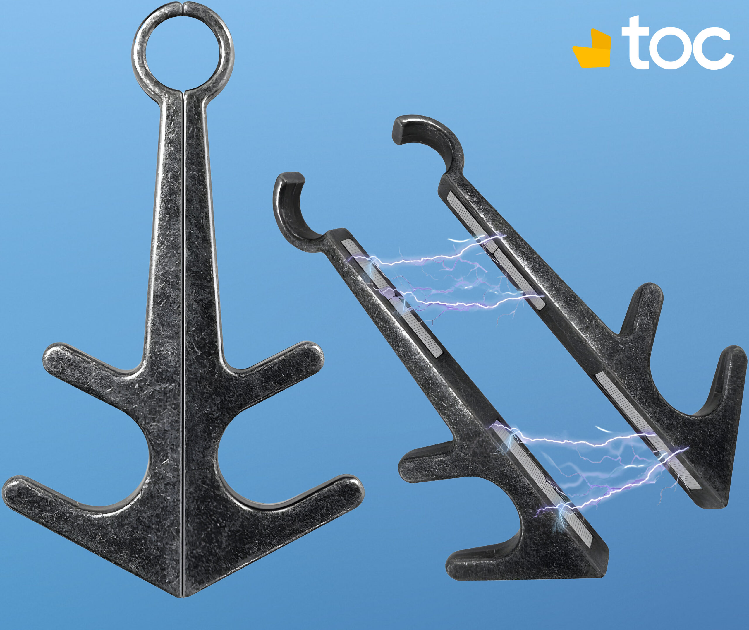 Support de téléphone magnétique (en forme d’ancre)