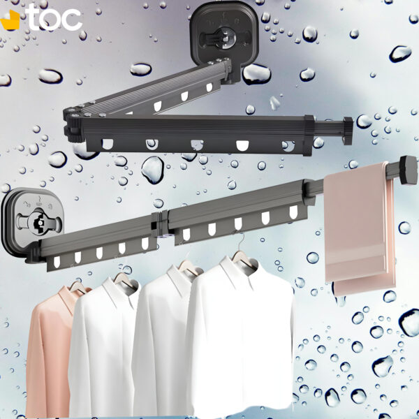 Séchoir ventouse pliable