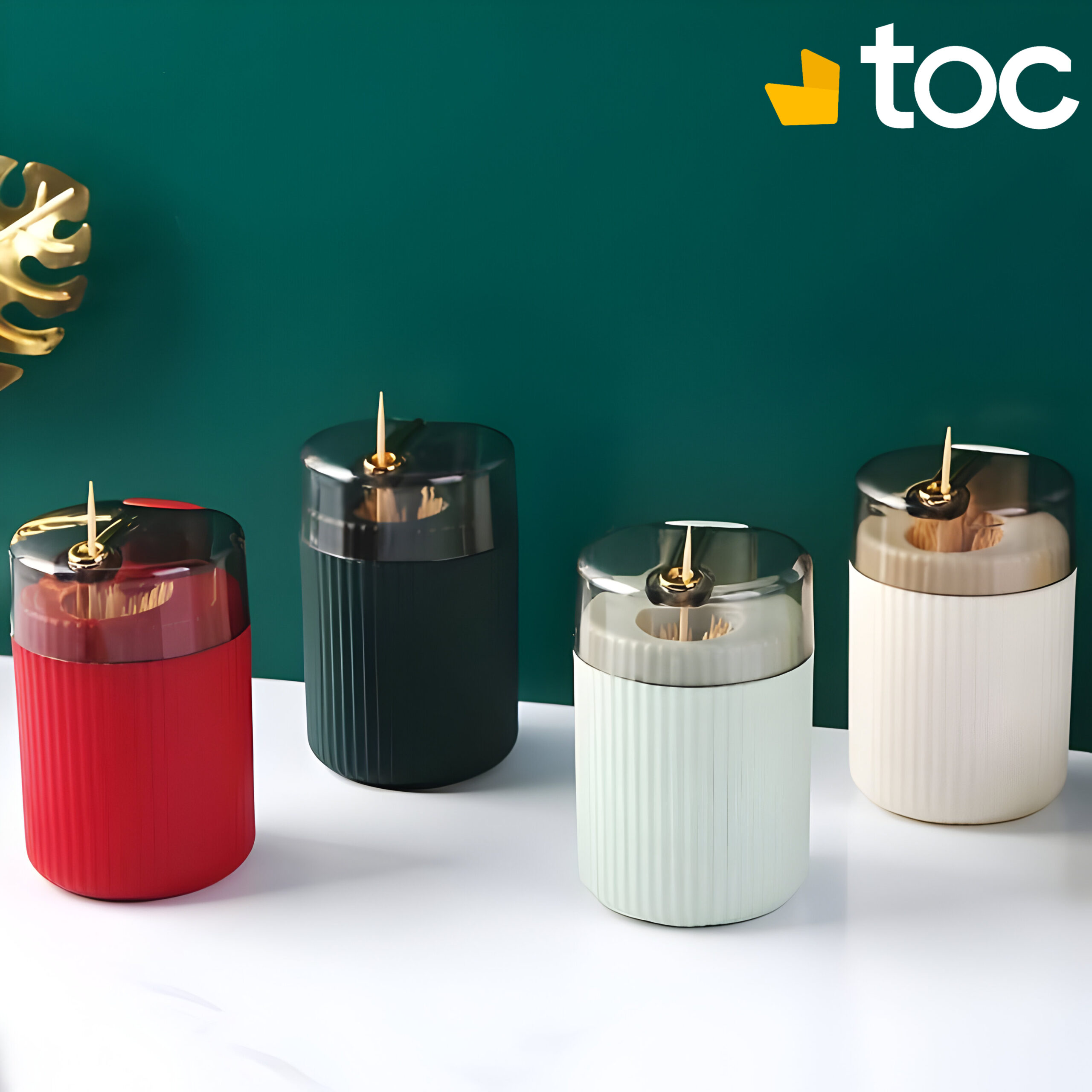 Lot de 2 distributeurs automatiques de cure-dents