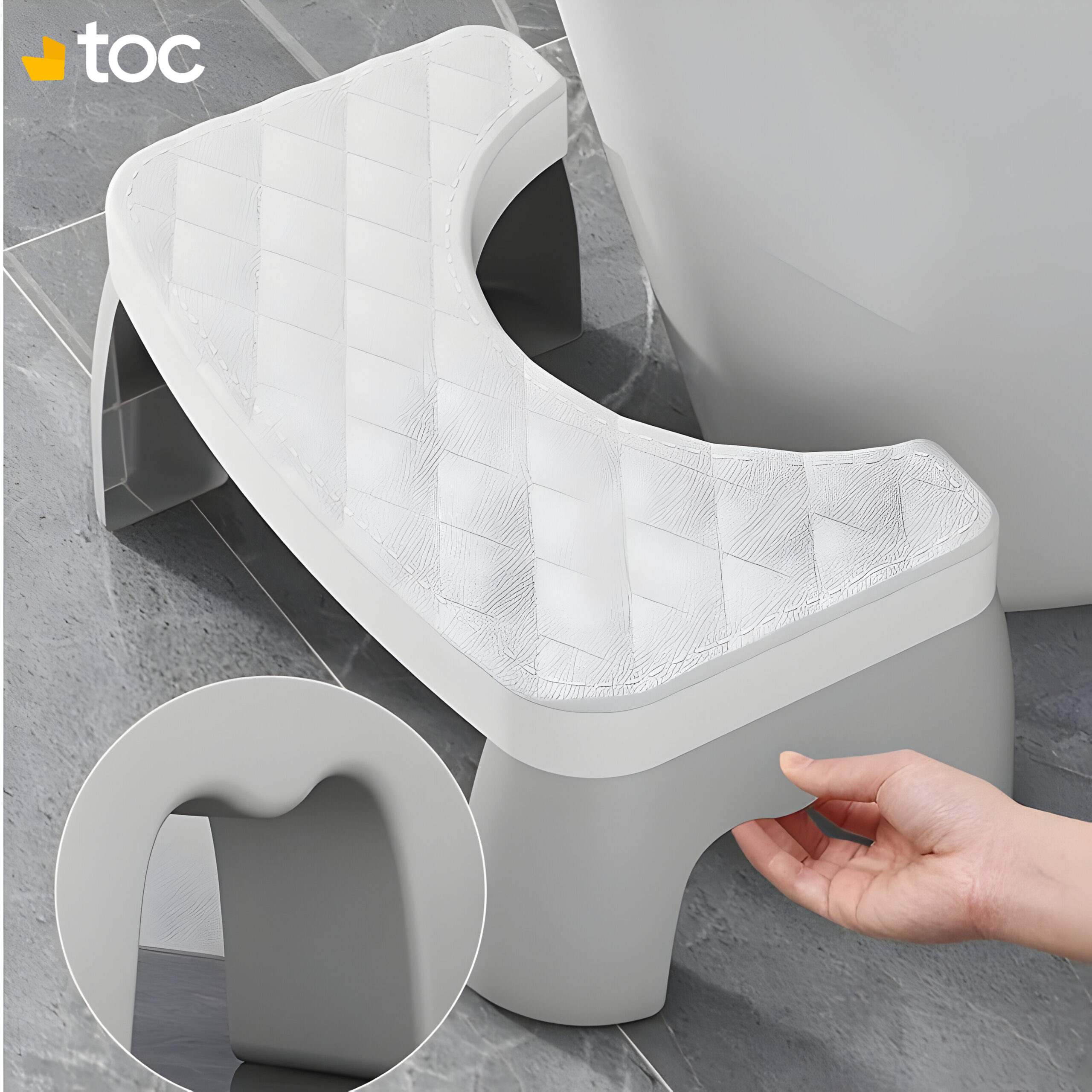 Tabouret de toilette physiologique