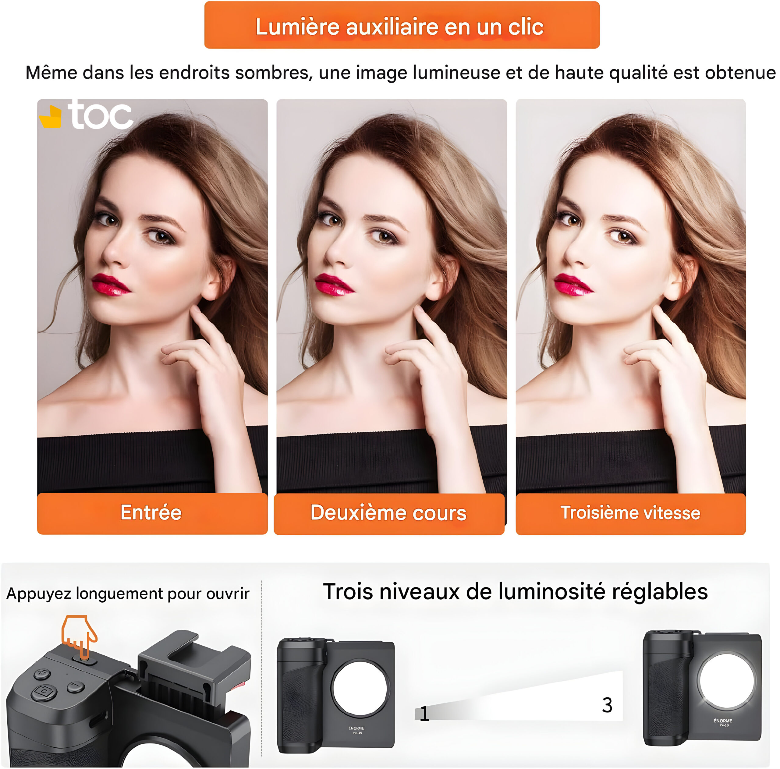 Poignée de smartphone UURIG PH-10