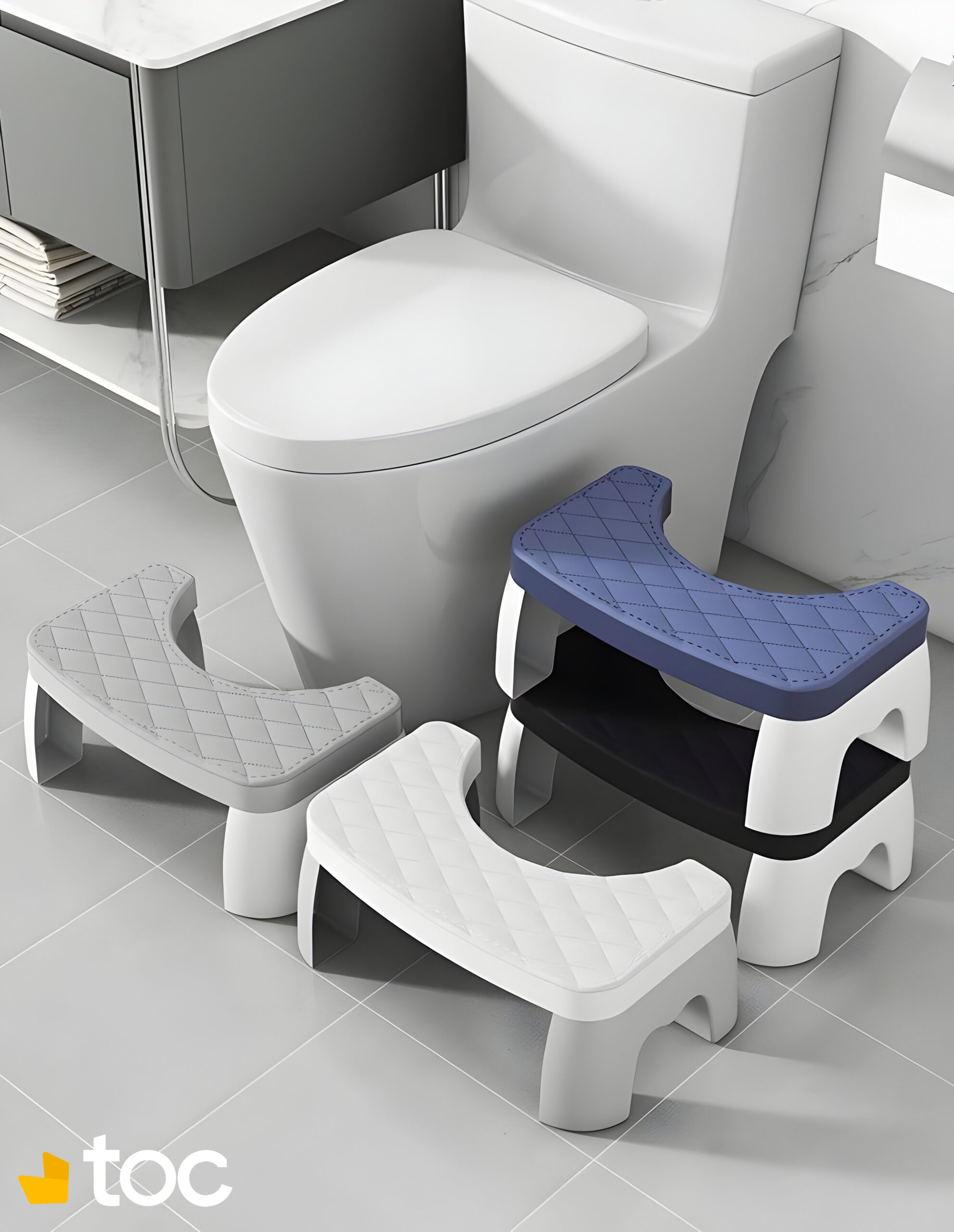 Tabouret de toilette physiologique
