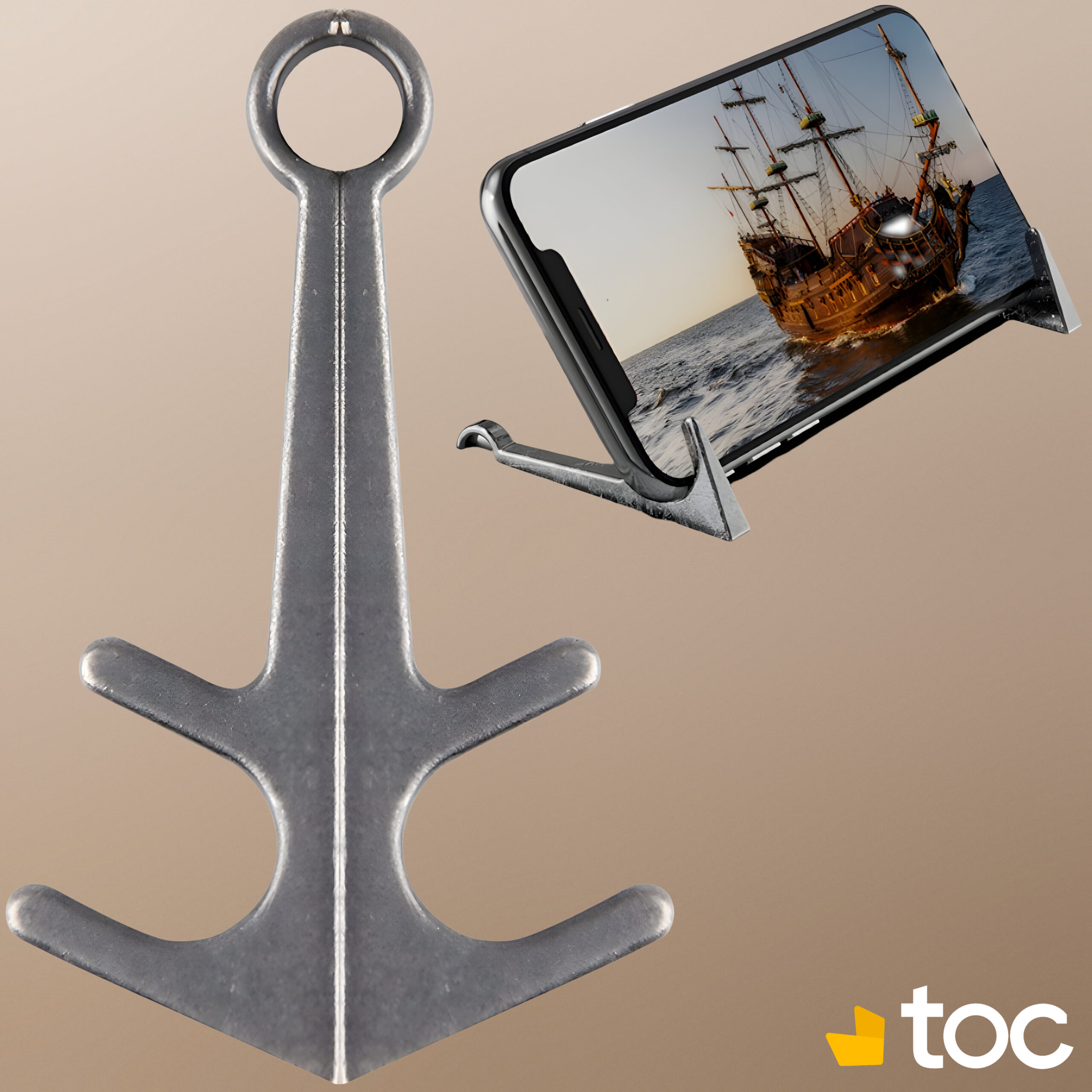 Support de téléphone magnétique (en forme d’ancre)