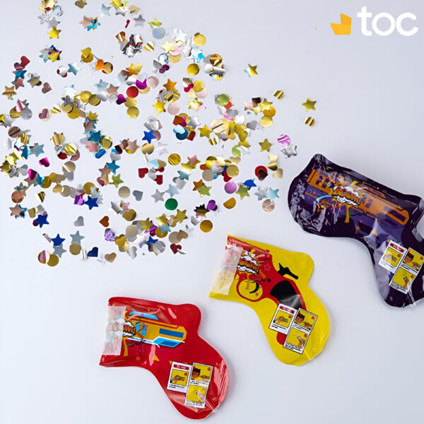 Pistolet à confettis x12