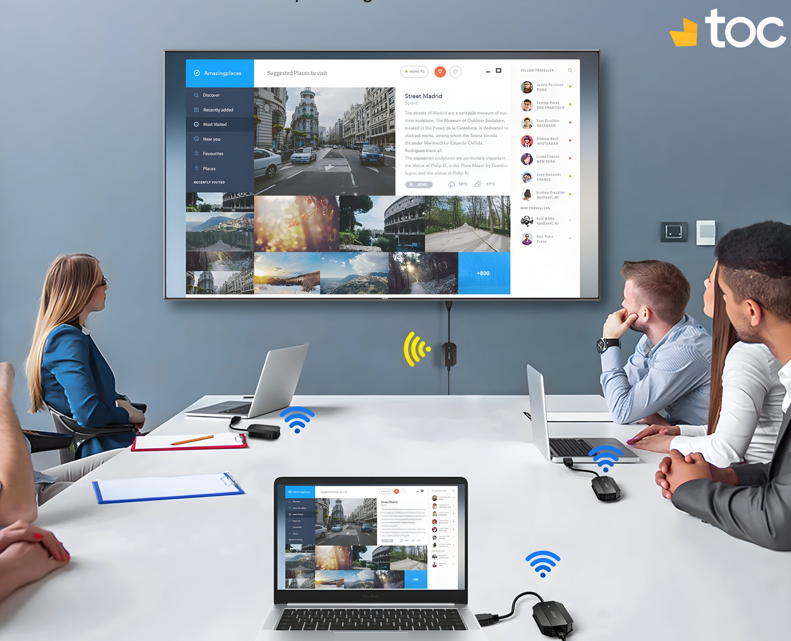 Émetteur-récepteur sans fil HDMI (sans internet)