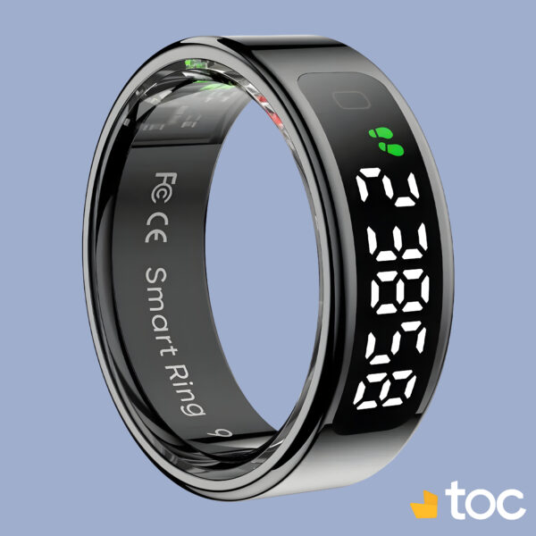 Bague intelligente avec écran tactile